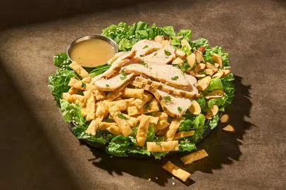 Half Asian Sesame Chicken Salad