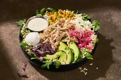 Half Carnitas Elote Market Bowl