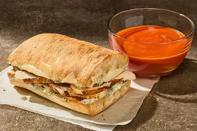 Half Chicken Pesto Ciabatta Dipper