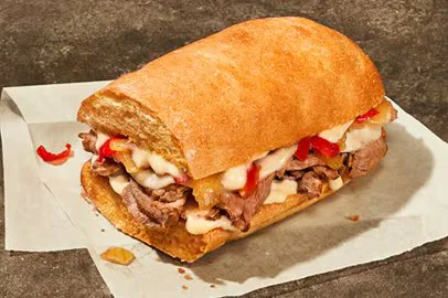 Half Ciabatta Cheesesteak