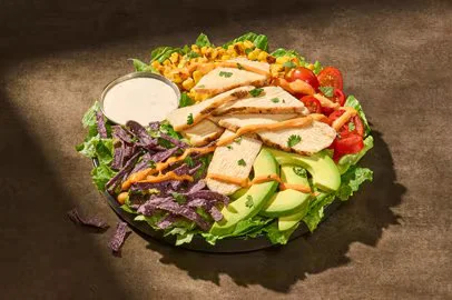 Half Southwest Chicken Ranch Salad